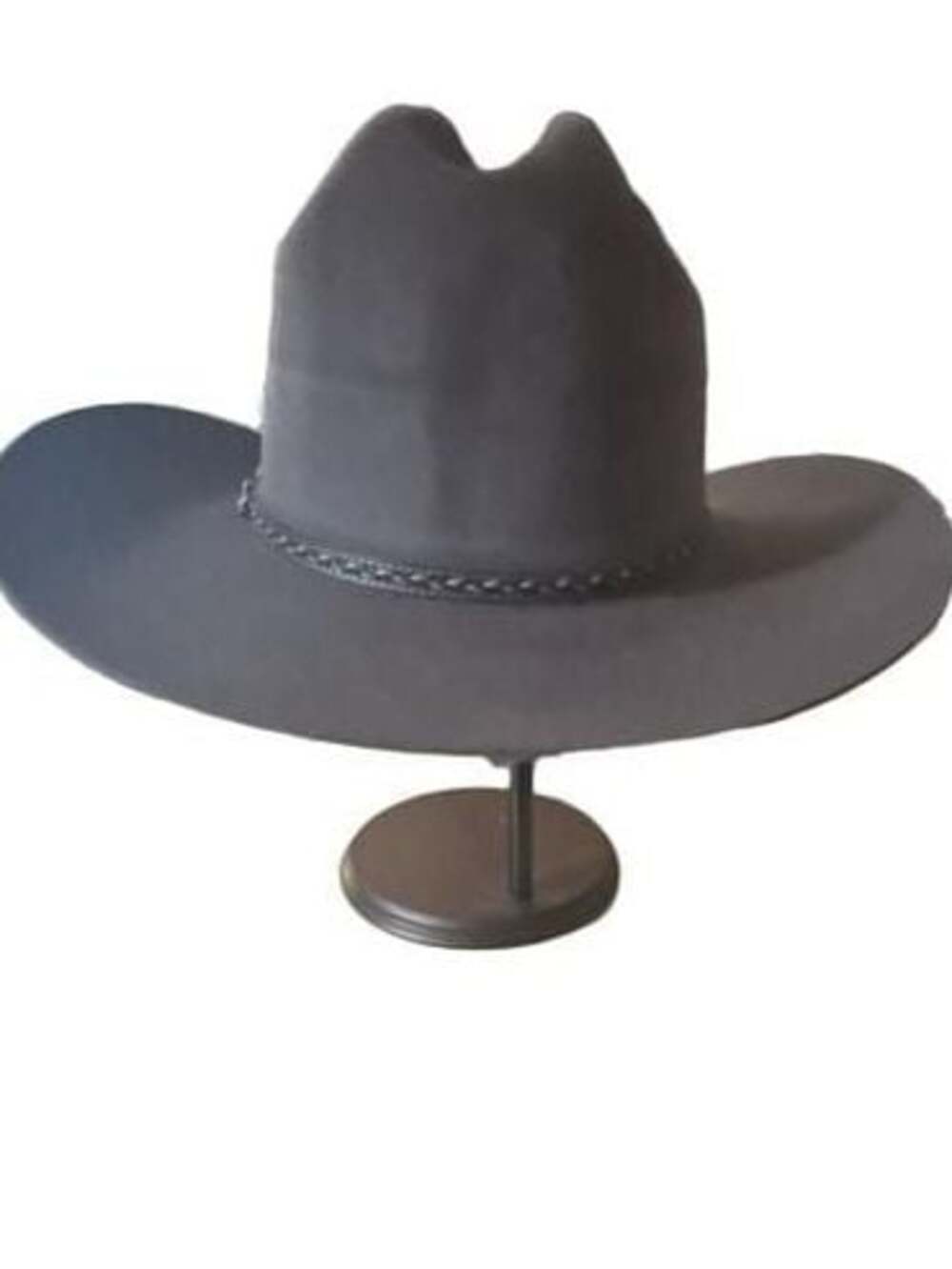 Resistol Granite Grey 4X Beaver Self-Conforming George Strait Collection Western